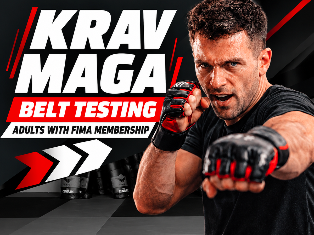 Krav Maga Belt Testing with FIMA Membership