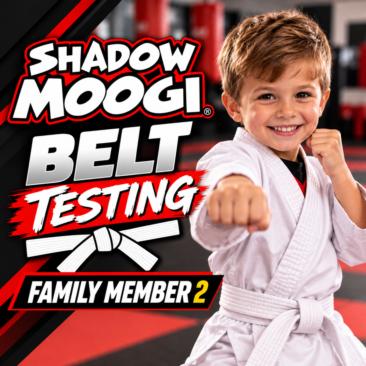 Moogi Belt Testing Family Member 2