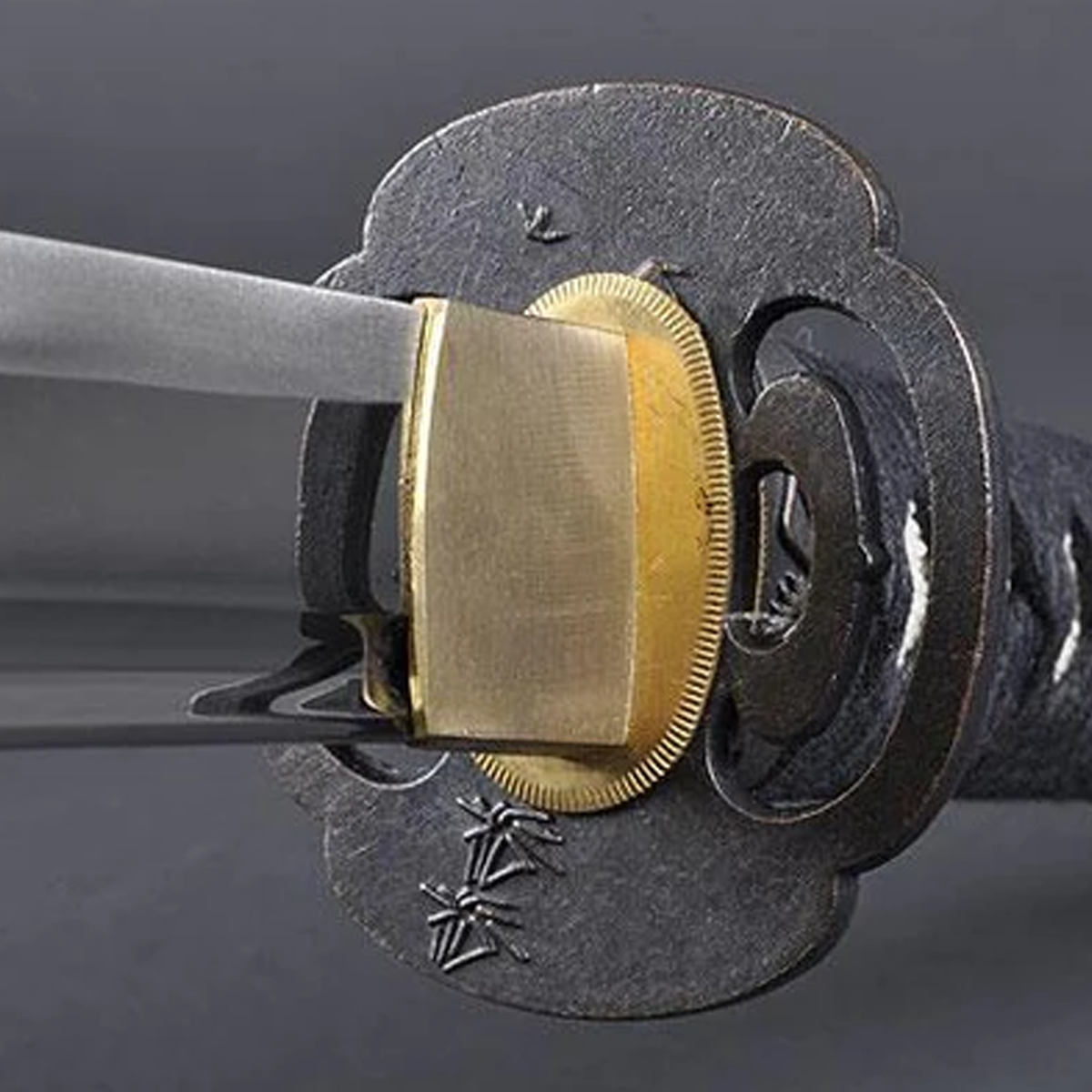 KMA - Japanese Samurai Sword Bamboo Design