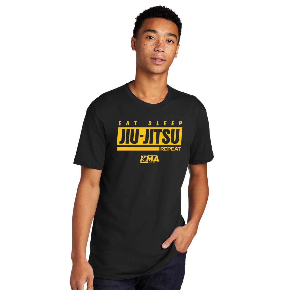 KMA T-Shirt Eat Sleep Jiu-Jitsu